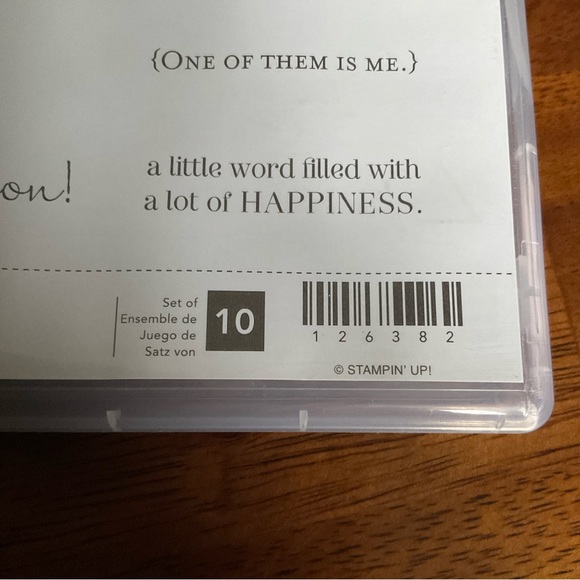 Stampin Up! One in a Million set of 10 clear mount stamp set - Picture 2 of 5
